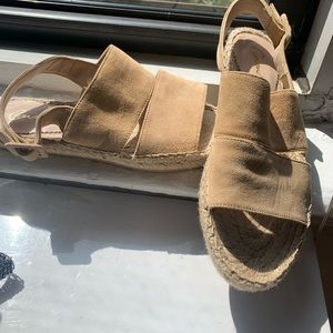 Suede espadrille -size 37